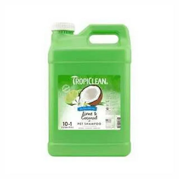 2.5 Gal Tropiclean Lime And Coconut D-Shed Shampoo - Hygiene